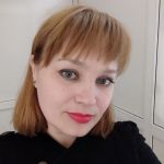 Виктория на работе